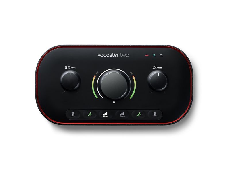 Focusrite Vocaster Two Studio | Bundle med USB lydkort, mikrofon